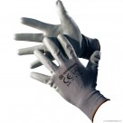 Size 8 Grey / Grey Nitrile Coated Gloves - M