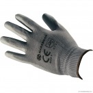 Size 8 Grey / Grey Nitrile Coated Gloves - M