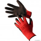 Size 10 H/D Red Latex Coated Winter Gloves -