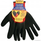 Size 10 Red / Black Latex Coated Gloves - XL