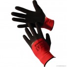 Size 10 Red / Black Latex Coated Gloves - XL