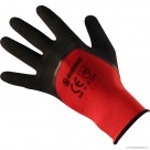 Size 10 Red / Black Latex Coated Gloves - XL