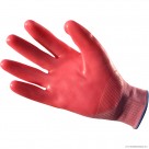 Size 9 Pink PVC Coated Gloves - Large