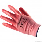 Size 9 Pink PVC Coated Gloves - Large