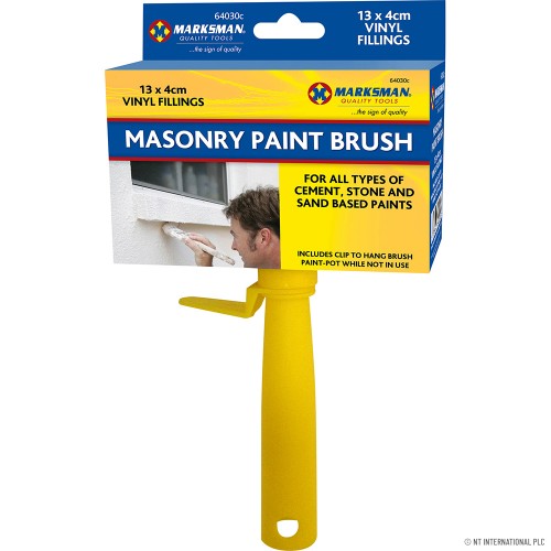 13cm x 4cm Masonry Paint Brush