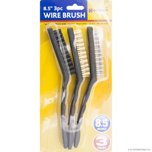 3pc Wire Brush 8.5