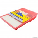 7pc Paint Pad Set - Red Roller Tray