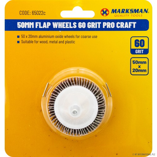 50mm Flap Wheels 60 Grit Pro Craft