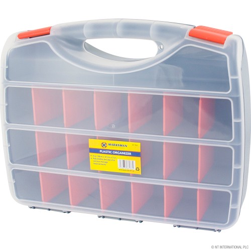 Plastic Organiser Box - 21 Compartments