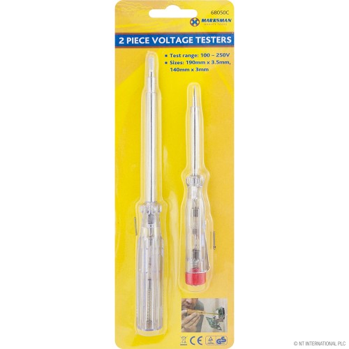 2pc Voltage Tester Kit - On Card