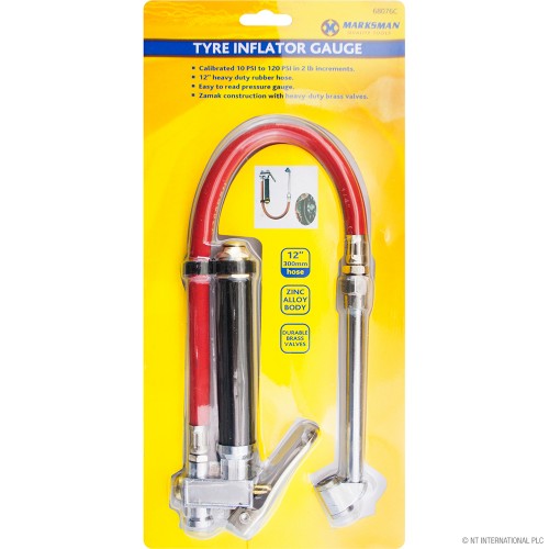 Tire Inflator Gauge - 12