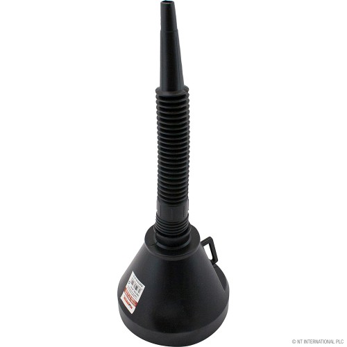 135mm Plastic Funnel - Black