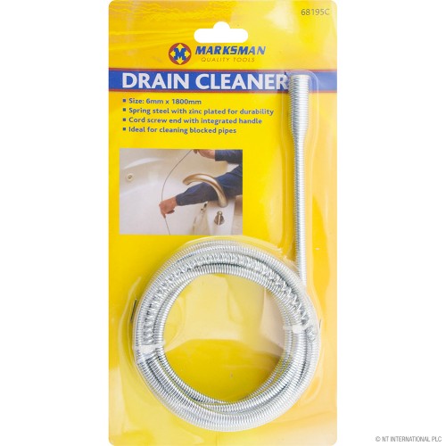 6mm x 1.8m Drain Cleaner