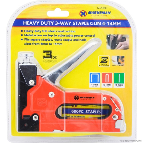 4-14mm 3 Way Heavy Duty Staple Gun