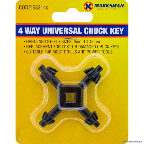 4 Way Universal Chuck Way - Black