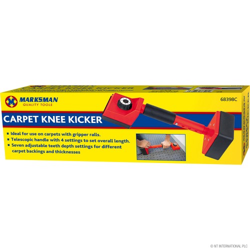 Adjustable Carpet Knee Kicker - Red