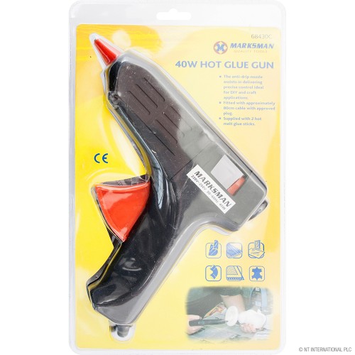 40w Glue Gun 240v - 2 Glue Sticks 12mm