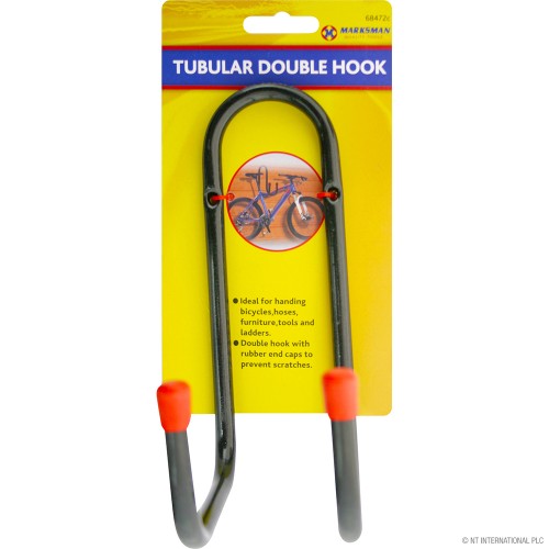Tubular Double Hook - Black