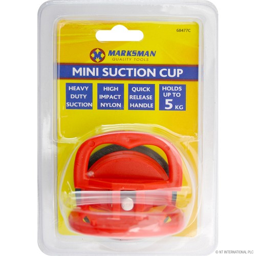 Mini Suction Cup - Red Colour - upto 5kg