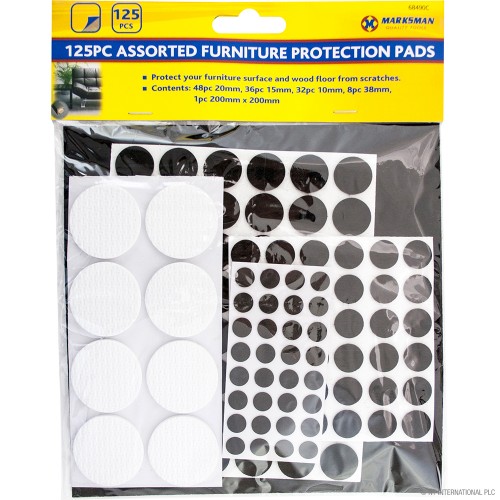 125pc Assorted Furniture Proetction Pads