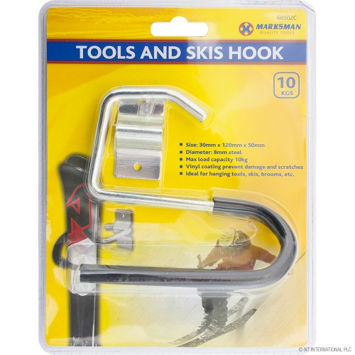 Tools and Ski Hooks - 30 x 120 x 50mm