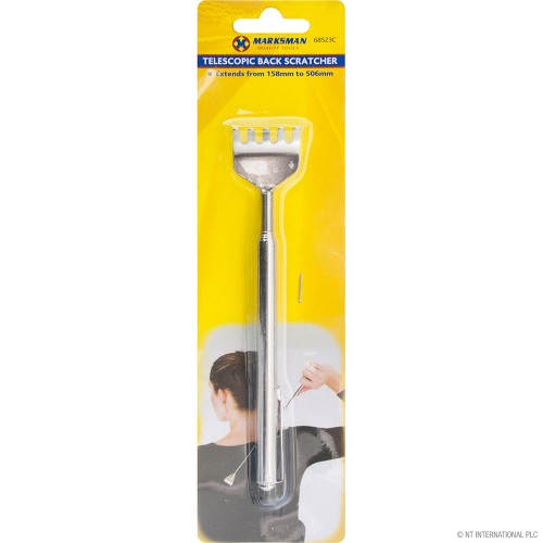 Telescopic Back Scratcher - Ext 158 to 506mm