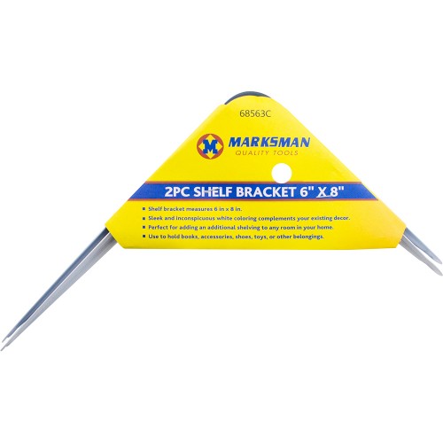2pc Shelf Bracket 15 x 20cm (6 x 8