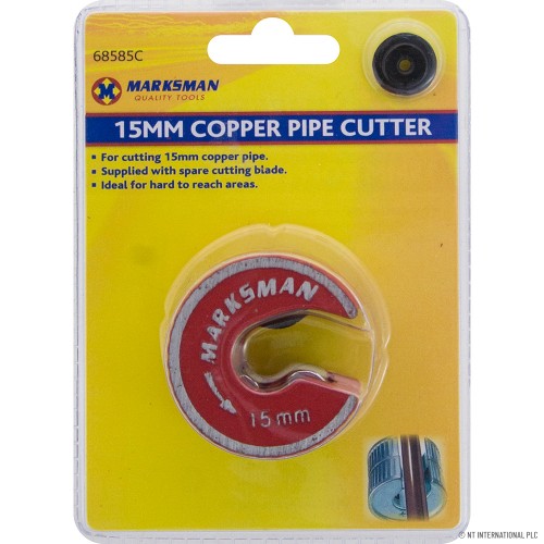 15mm Copper Pipe Cutter - Red