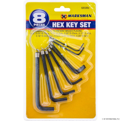 8pc Hex Key Set