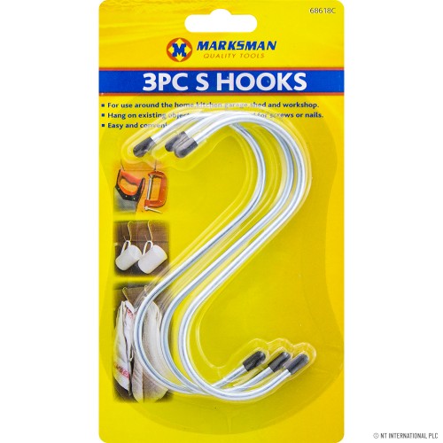 3pc S Hooks - Large