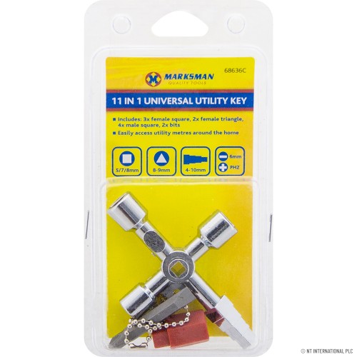 11 in 1 Universal Utility Key