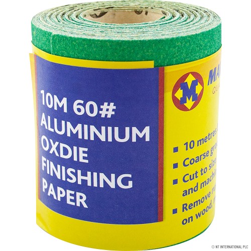 10m Aluminium Oxide Finishing Paper - Grade 6