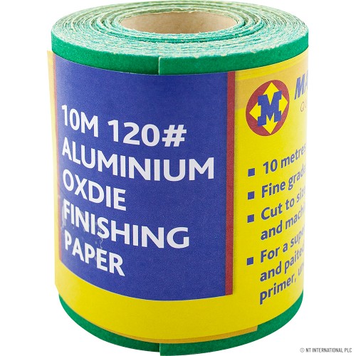 10m Aluminium Oxide Finishing Paper - Grade 1