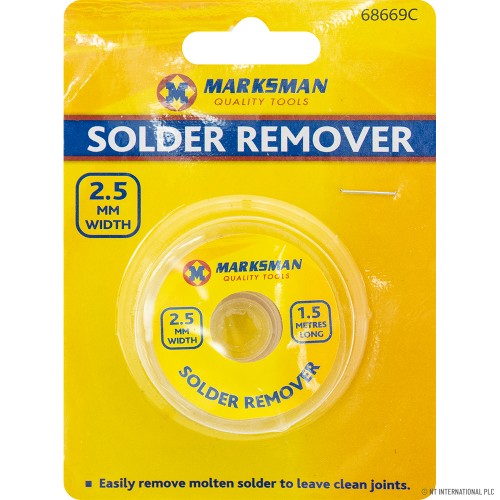 Soldering Remover 2.5mm x 1.5m