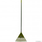 Garden Rake with Handle Green