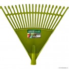 Garden Rake with Handle Green