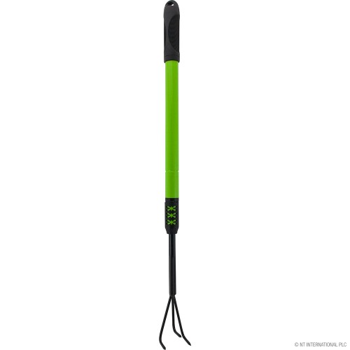 Telescopic Hand Cultivator - Green Handle Alu