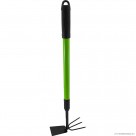 Telescopic Hand Fork & Hoe - Green Handle Alu