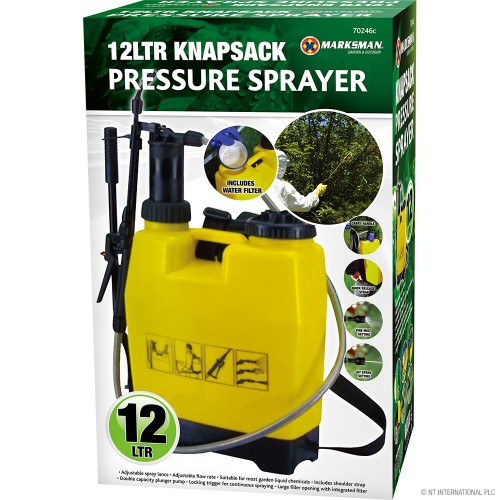 12L Knapsack Garden Pressure Sprayer