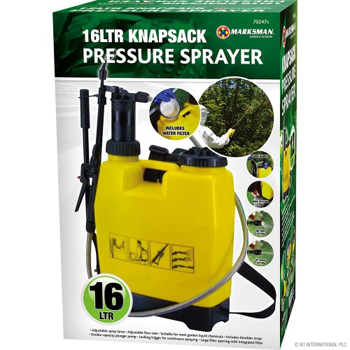 16L Knapsack Garden Pressure Sprayer