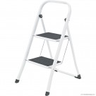 2 Step Ladder - Black Non-Slip Rubber