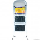 3 Step Ladder - Black Non-Slip Rubber