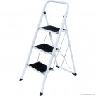 3 Step Ladder - Black Non-Slip Rubber