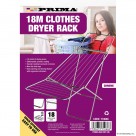 18m Clothes Airer Dryer Rack - SILVER