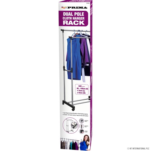 Garments Cloth Hanger Rack - Double