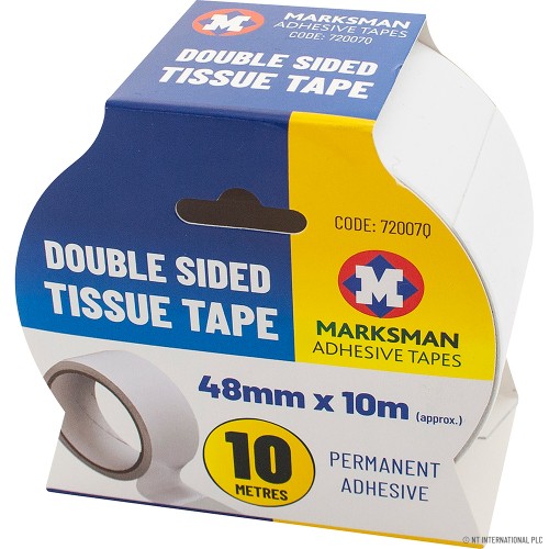 Double Sided Tissue Tape - 48mm x 10m