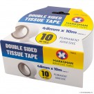 Double Sided Tissue Tape - 48mm x 10m