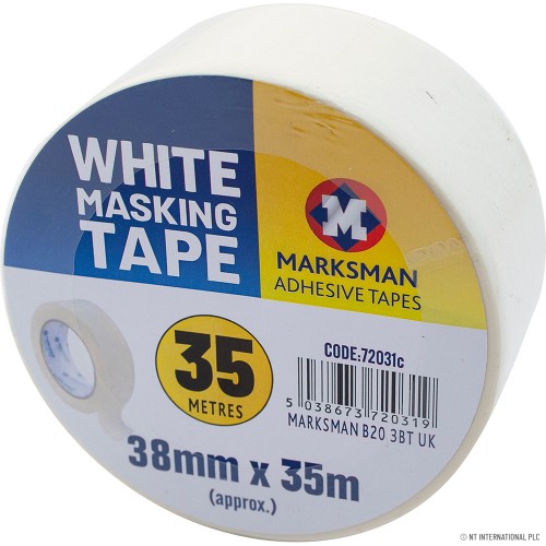 Single Masking Tape White 38mm x 35m
