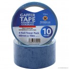 6pk Gaffer / Duct Tape 48mm x 10m - Tower