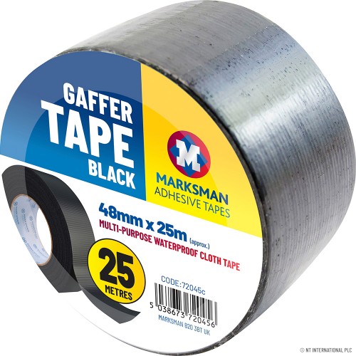 Gaffer / Duct Tape - 48mm x 25m Black